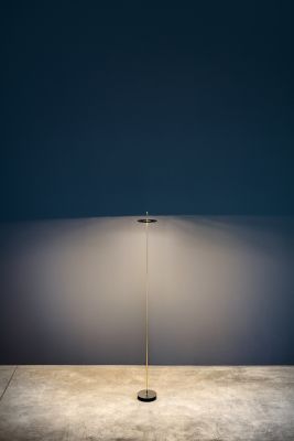 Giulietta BE F floor lamp vintage brass Catellani &amp; Smith